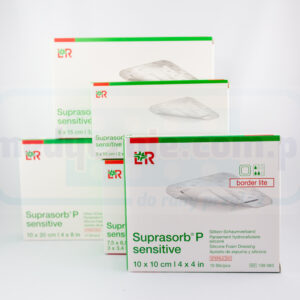 Suprasorb P sensibil 5*10 cm frontieră lite 1pc